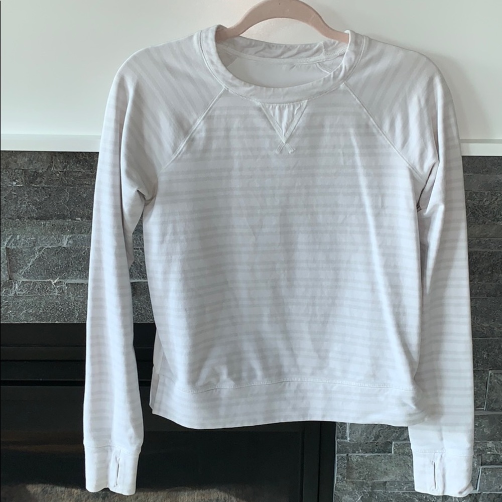 White Lululemon Crewneck